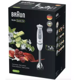 Braun Mixeur plongeant MultiQuick 5V Blanc/Gris MQ5245