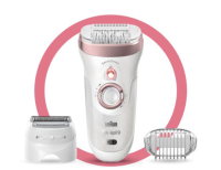 Braun Silk-épil 9 9-720 Épilateur Rose/Blanc 285267