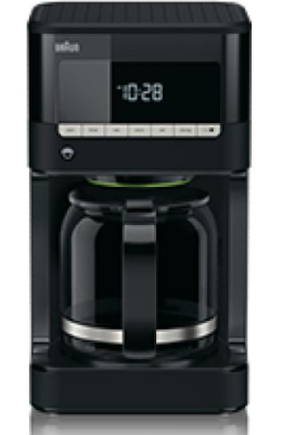 Braun KF 7020 - Café moulu - 1000 W - Noir 0X13211014