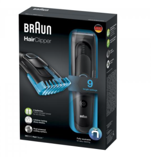 BRAUN Tondeuse à cheveux HC5010, avec 8 longueurs de coupe