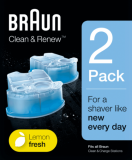 BRAUN Pack de 2 cartouches Clean & Renew