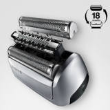 BRAUN Tête de rechange Series 8 Cassette 83M (Argent)