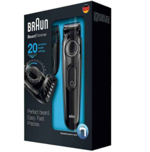 BRAUN Tondeuse à barbe BT3020 Noir