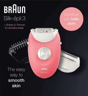 Braun Silk-épil 3 Épilateur Électrique Femme - SE 3-440