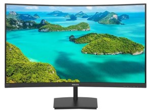 PHILIPS écran PC E-line Incurvé Full HD Noir texturé - 241E1SCA/00