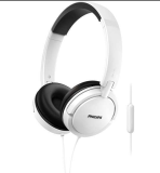 Philips Casque audio-micro filaire Blanc SHL5005WT/00