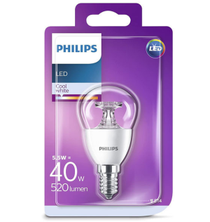 Philips Ampoule LED Blanc froid E14 5,5W=40W 520 Lumen