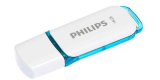 Philips USB 2.0 16Go Snow Edition Bleu FM16FD70B/10