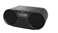 Sony Lecteur CD-Radio DAB+, UKW AUX, CD, USB - Noir - ZSPS55B.CED