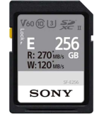 Sony Carte mémoire SDXC E series 256Go UHS-II Classe 10 U3 V60 - SFE256