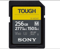 Sony Carte mémoire SDXC M Tough series 256Go UHS-II Class 10 U3 V60 - SFM256T