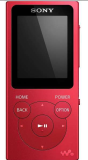 Sony Walkman lecteur MP3 avec FM Radio, 8 Go - Rouge- NWE394R.CEW