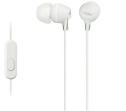 Sony Ecouteurs intra auriculaires filaires avec microphone - Blanc - MDREX15APW.CE7