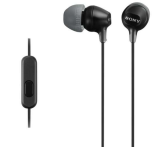 Sony Ecouteurs intra auriculaires filaires avec microphone - Noir - MDREX15APB.CE7