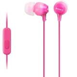 Sony Ecouteurs intra auriculaires filaires avec microphone - Rose - MDREX15APPI.CE7