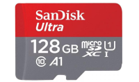 La carte mémoire SanDisk Ultra 128Go MicroSDXC SDSQUAB-128G-GN6 offre un espace de stoc...