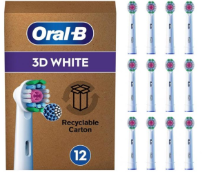 Oral-B Têtes de brosse à dents Pro 3D White, Lot de 12