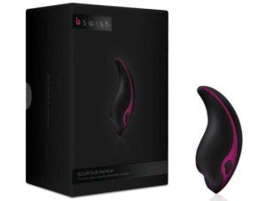 BCURIOUS RECHARGEABLE MASSAGER, 7 FONCTIONS. , SILICONE, NOIR, 10CM