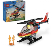 LEGO City - L’hélicoptère de secours des pompiers (60411)