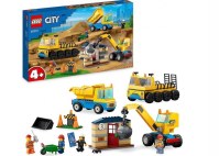 LEGO City Les camions de chantier et la grue à boule de démolition - 60391