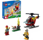 LEGO City - L'hélicoptère des pompiers (60318)