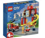 LEGO City - La caserne et le camion des pompiers (60375)