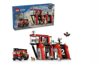 LEGO City - La caserne et le camion de pompiers (60414)