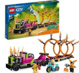 LEGO City Stuntz Camion de cascades avec défi de pneu enflammé 60357