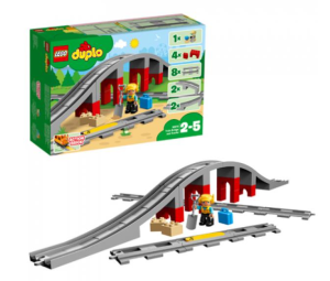 LEGO duplo - Les rails et le pont du train, 26 Pces (10872)