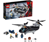 LEGO Marvel - La poursuite en hélicoptère de Black Widow (76162)