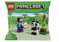 LEGO Minecraft - Steve avec un Bébé Panda (30672)