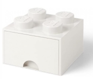 LEGO Brique de rangement 4 plots + 1 tiroir blanc (40051735)