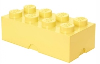 LEGO Brique de rangement 8 plots jaune pastel (40041741)