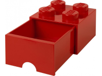 LEGO Brique de rangement 4 plots + 1 tiroir rouge (40051730)