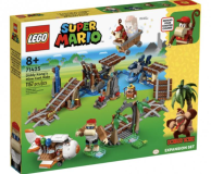 LEGO Super Mario - Ensemble d'extension Course de chariot de mine de Diddy Kong (71425)