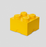 LEGO Brique de rangement 4 plots jaune (40031732)