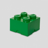 LEGO Brique de rangement 4 plots verte (40031734)