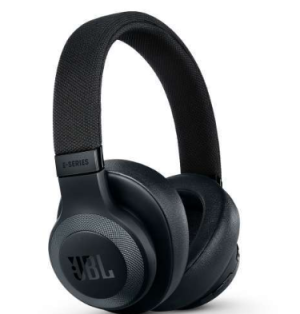 JBL Casque circum-auriculaire sans fil à réduction du bruit JBLE65BTNCBLK