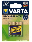 Piles Varta Nickel-Metal Hydride AAA Micro Ni-MH (Pack de 4) 56813 101 404