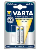 Varta piles Professionnelles NiMH 1000 mAh AAA Rechargeables 05703 301 402