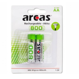 Arcas Akku AA Mignon 800mAH (2 piles)