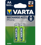 Varta Piles NiMH Mignon AA 1600mAh Retail Blister (Pack de 2) 58399 201 402