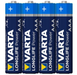 Varta Pack de 4 Piles Alk. Micro AAA LR03 1.5V Longlife Power .