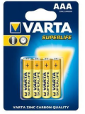 Varta Pack de 4 piles Superlife R03 Micro AAA