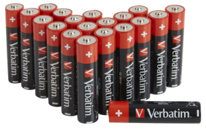 Verbatim Pack de 20 Piles Alkaline, Micro, AAA, LR03, 1.5V - Premium