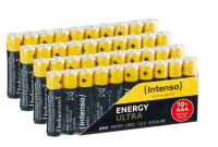 Intenso Pack de 40 piles Energy Ultra AAA Micro LR03 Alkaline