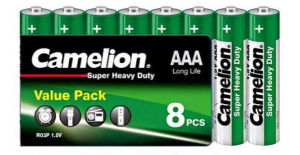 Camelion Pack de 8 piles R03 Micro AAA (Value Pack)