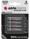 AGFAPHOTO Pack de 4 piles Ultra Alkaline Micro AAA