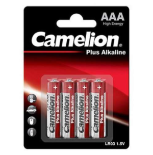 Camelion Pack de 4 piles Alcaline LR03 Micro AAA