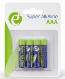 EnerGenie Pack de 4 Piles alcaline AAA LR03 - EG-BA-AAA4-01